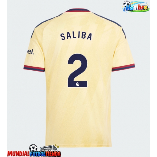 Camiseta Arsenal William Saliba #2 Tercera Equipación Replica 2026-27 mangas cortas